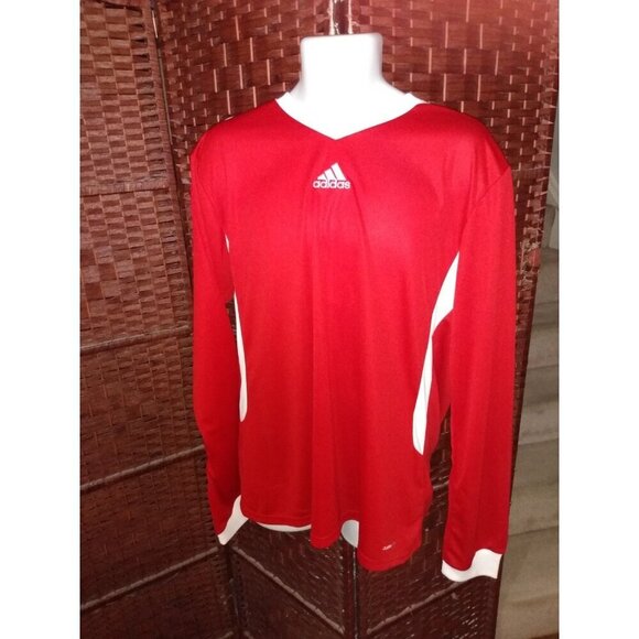 adidas Other - NWT Men's Adidas Climalite Long Sleeve Soccer Jersey Shirt XL Loose Fit